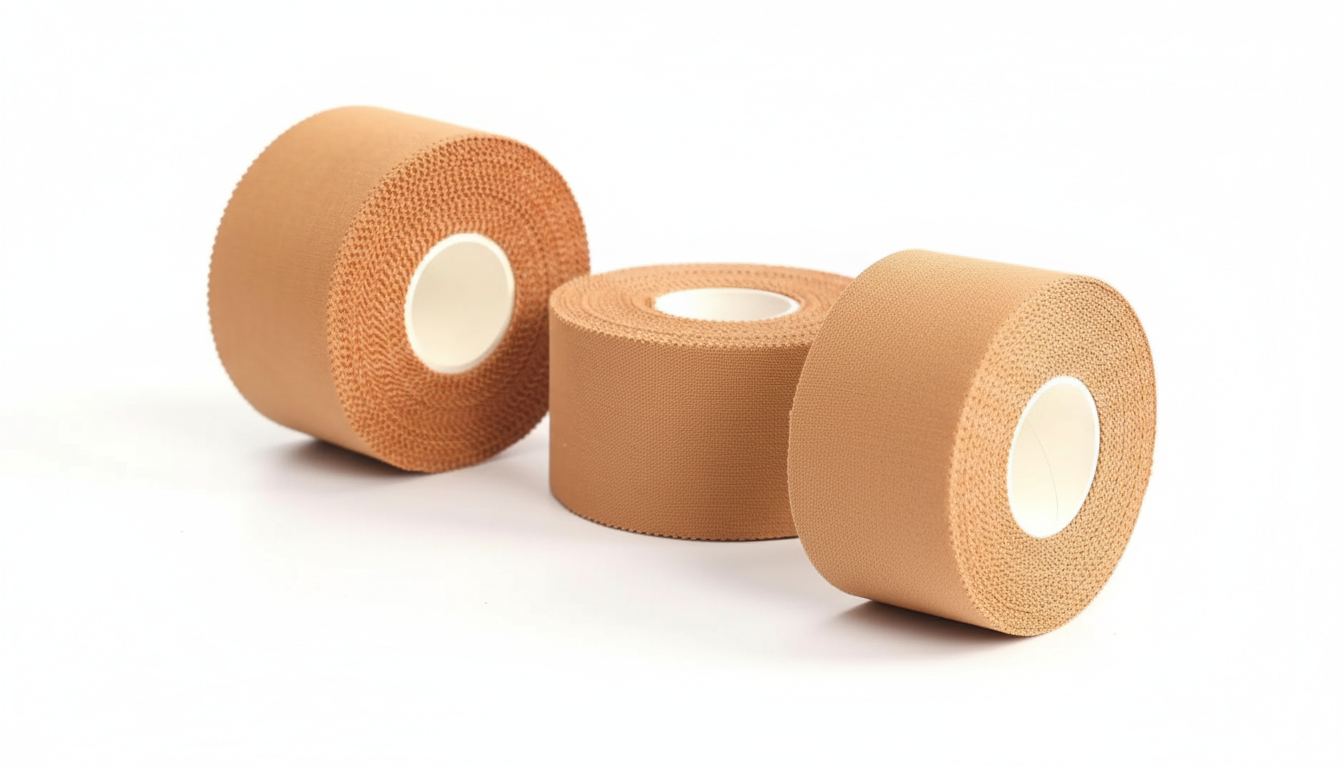 popbob Athletic Sports Tape 2 Pack Rigid Sports Tape for Blister Prevention Strapping Tape for Backpacking Hiking Climbing 1.5 Inch x 10 Yard